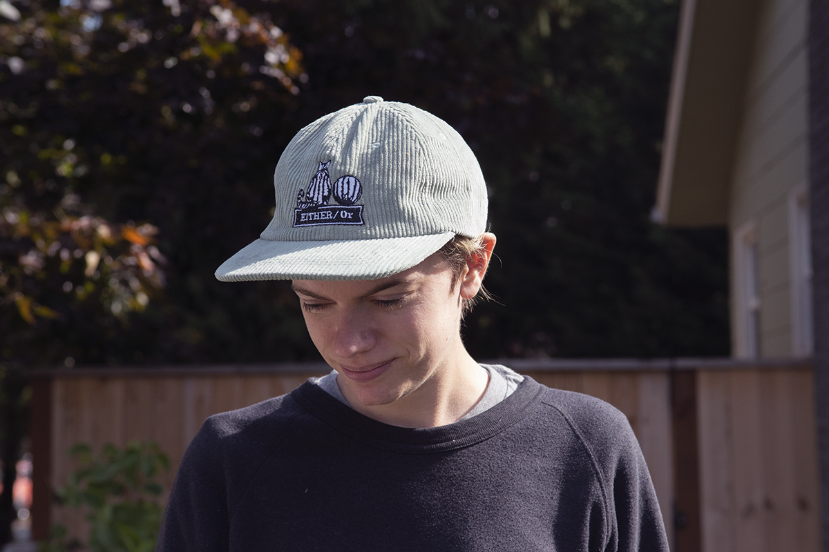 Sage Green Corduroy Hat